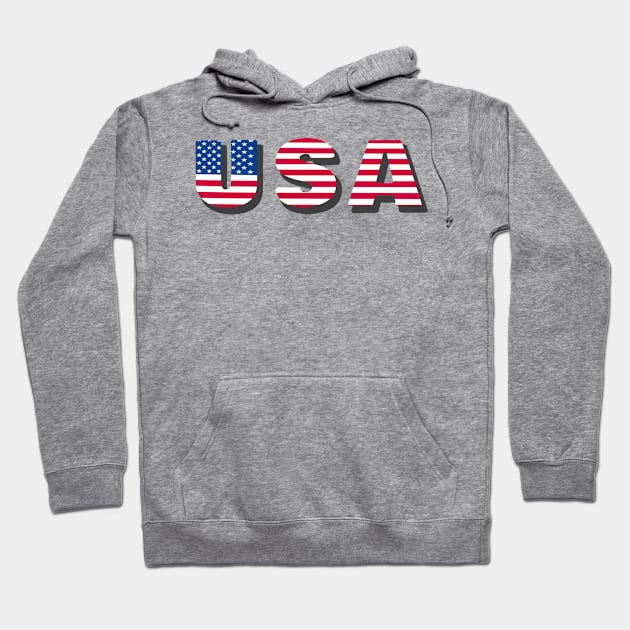 USA In flag Hoodie by Nicostore